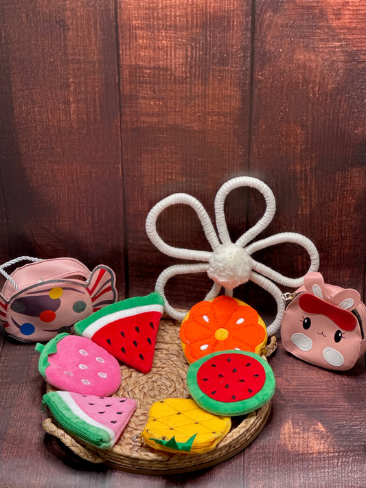 Fruit Slice Coin Purses