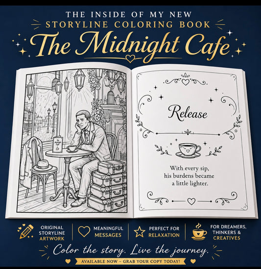 The Midnight Cafe (Storyline Coloring Book)